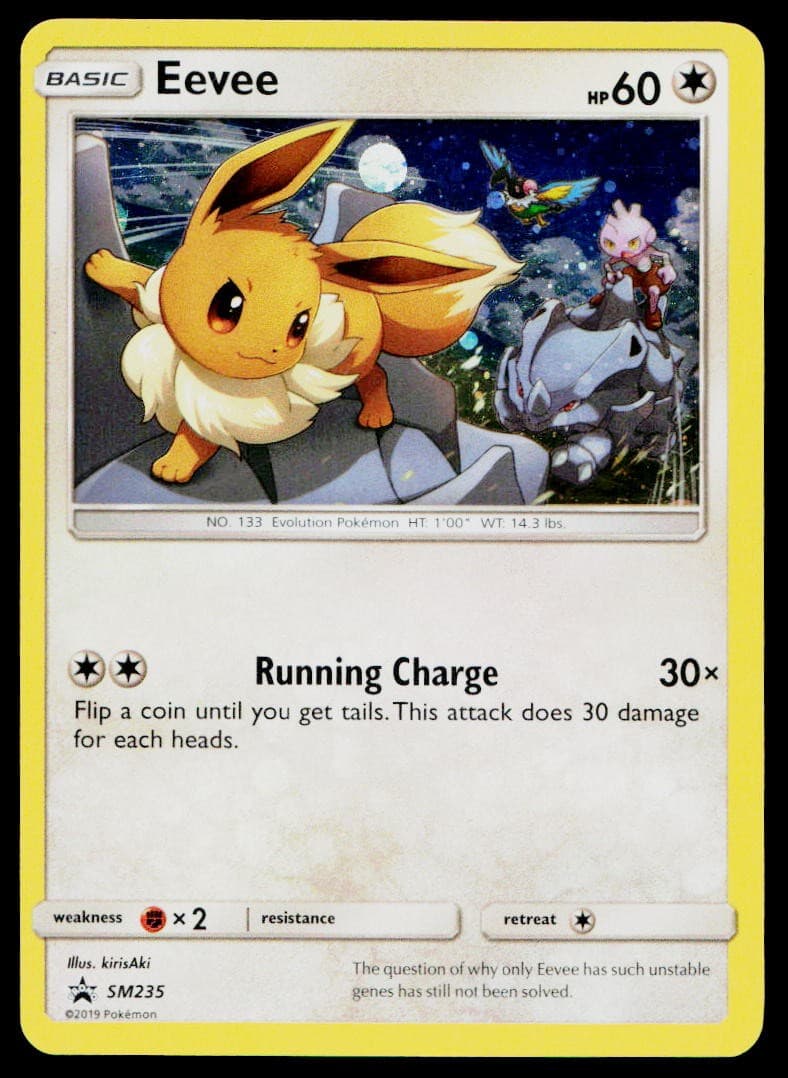 Eevee - SM235 Holo Promo Sun & Moon Promo Pokemon Near Mint