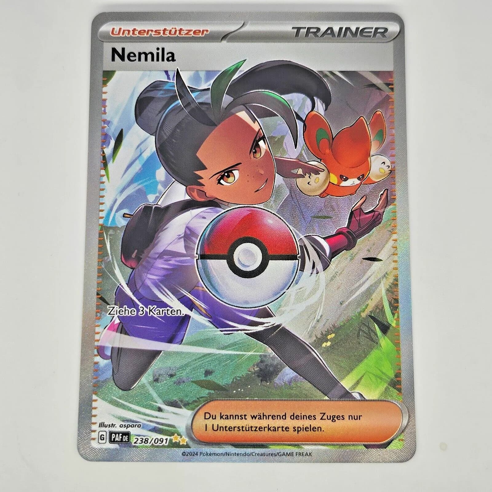 Pokemon Nemila 238/091 Paldeas Schicksale Near Mint Deutsch