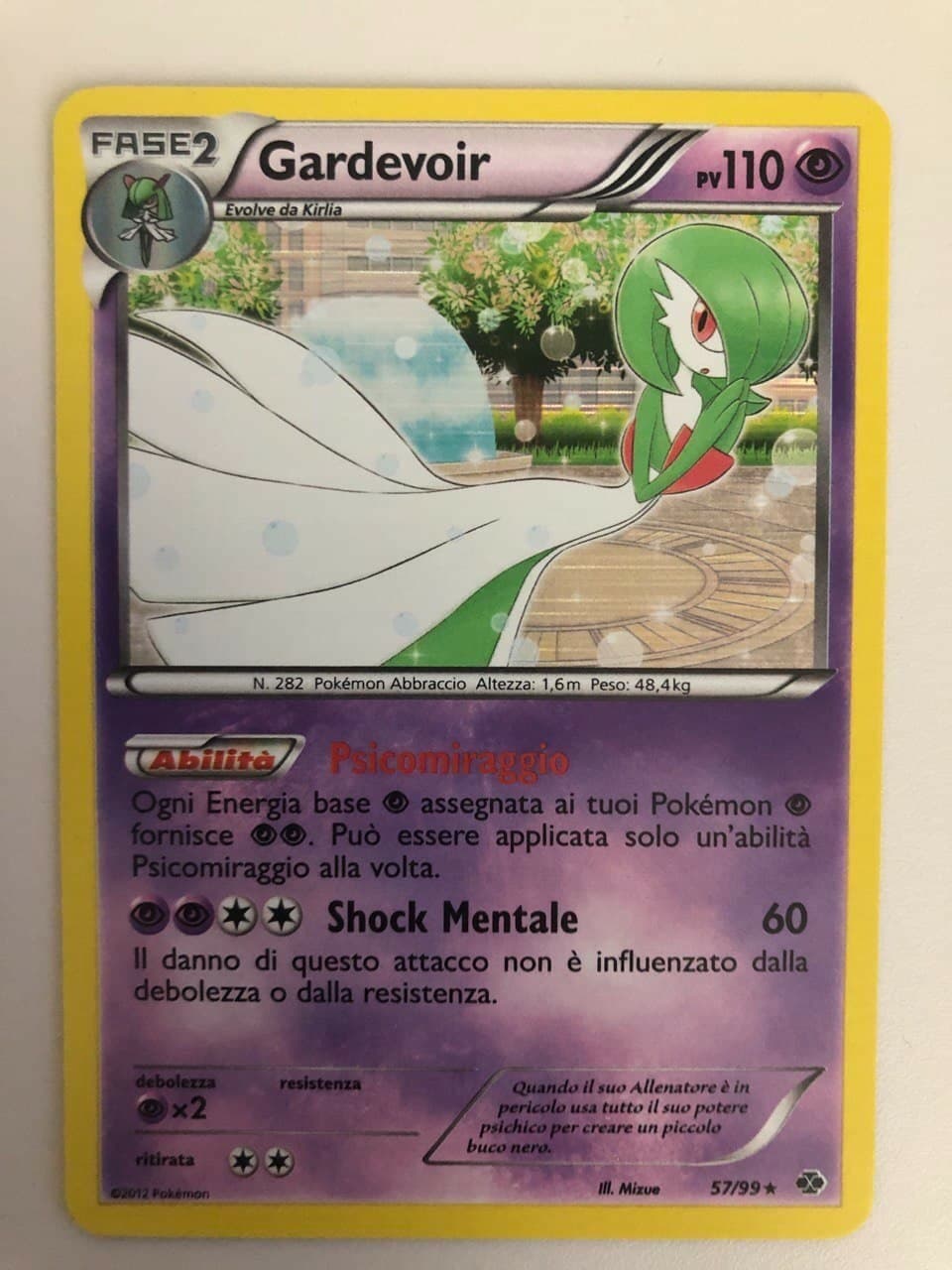 Gardevoir 57/99 Set Bianco e Nero Destini Futuri Rara Holo Ita