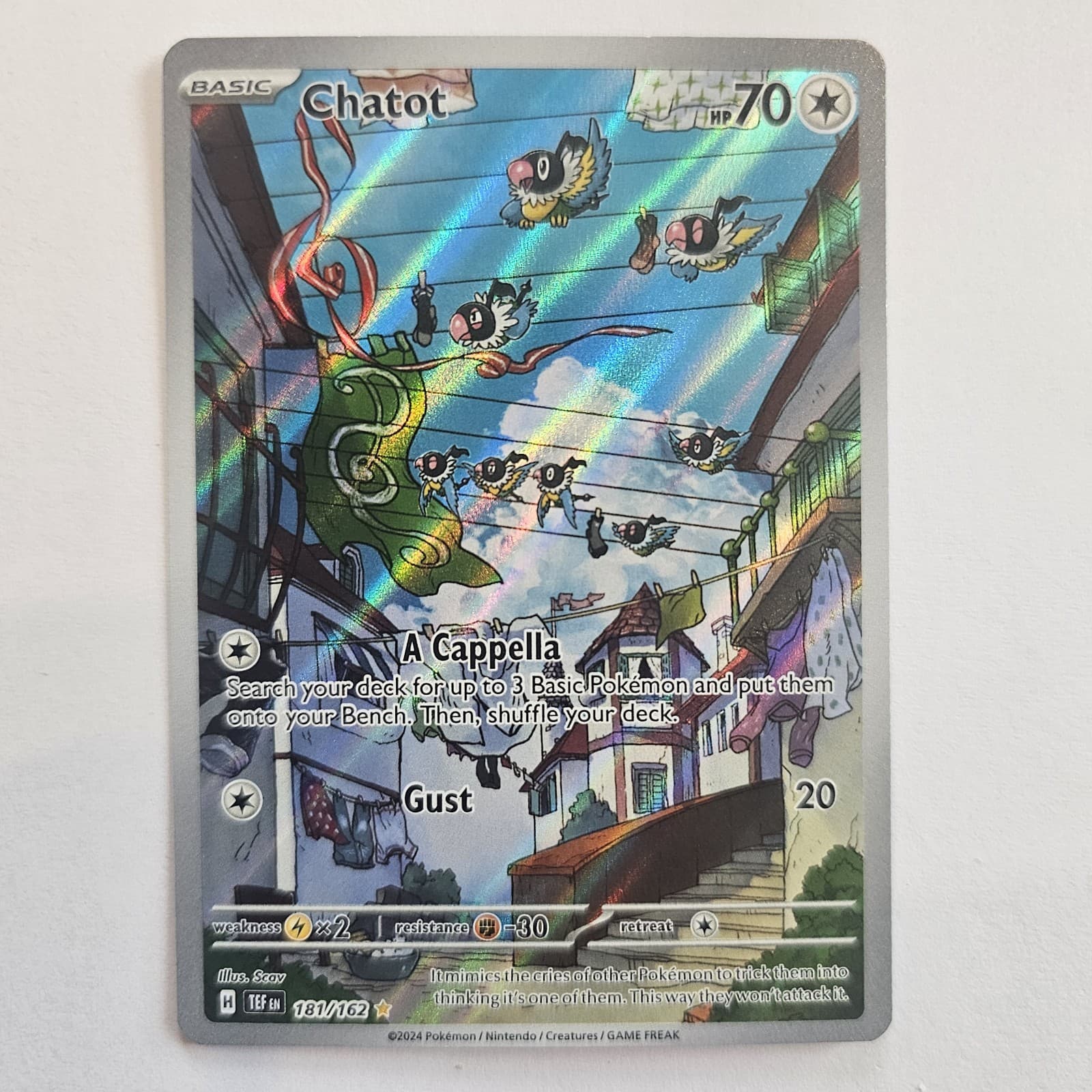 Chatot 181/162 SV05: Temporal Forces Holo