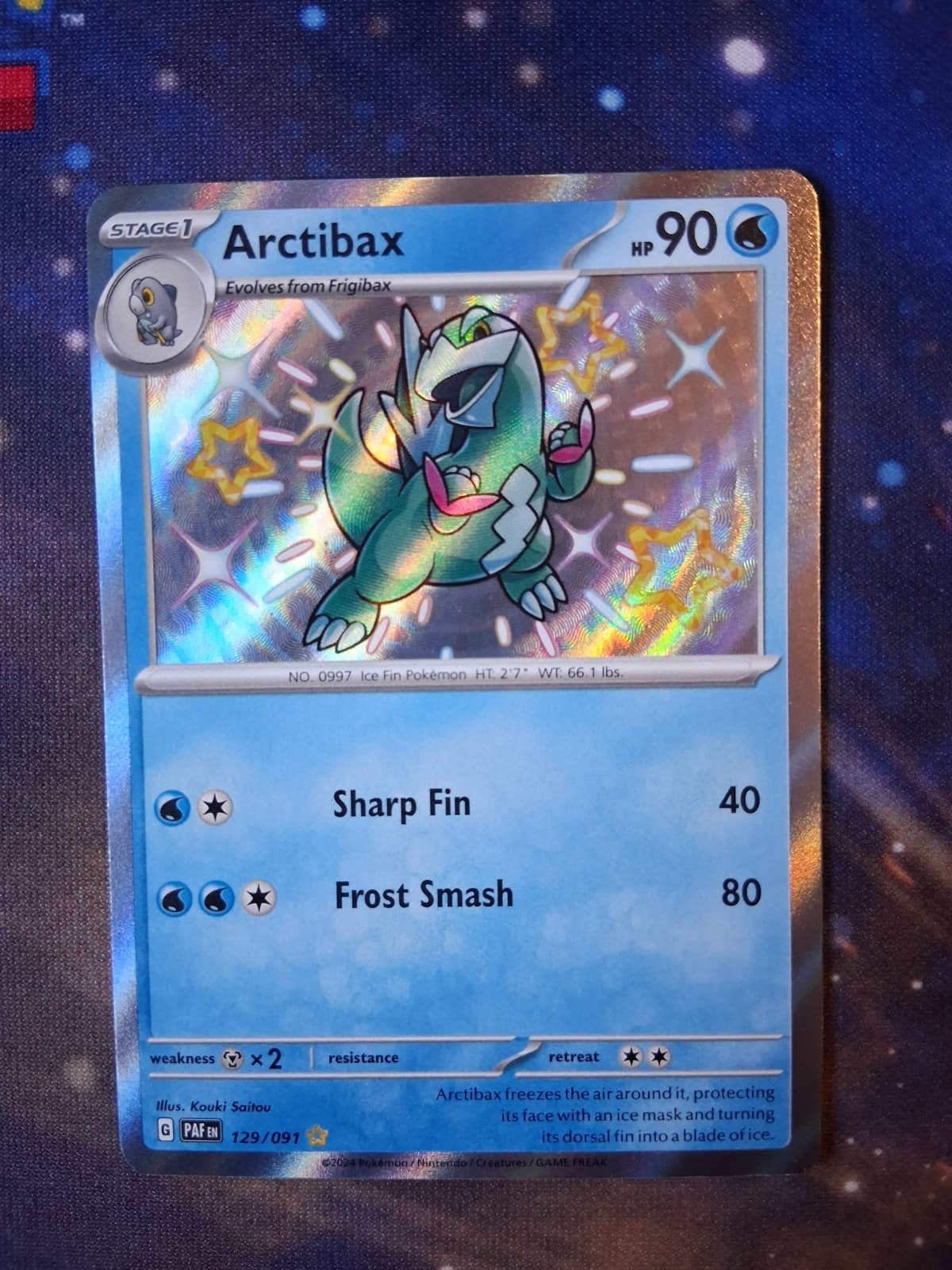 Arctibax 129/091 SV: Paldean Fates Holo