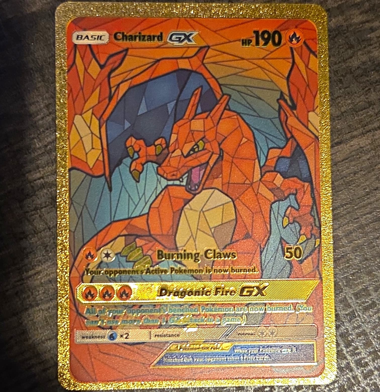 Pokemon TCG Charizard GX SV49/SV94 Shiny Holo Rare Full Art Hidden Fates EN