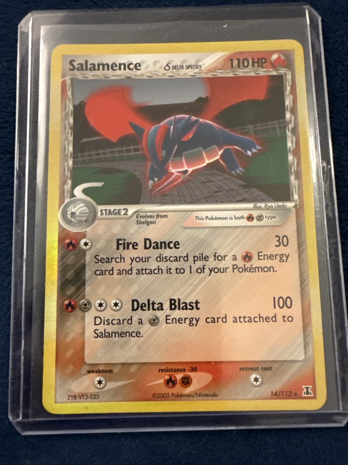Pokemon Salamence Delta Species 14/113 Holo Rare EX Delta Species EN 110 HP