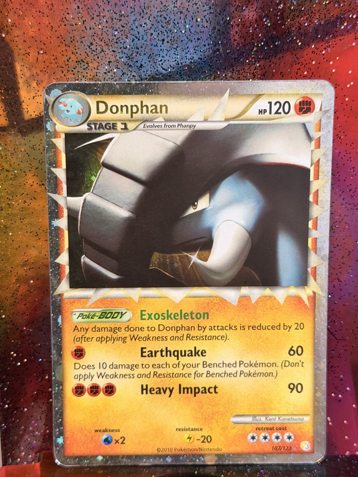 Donphan (Prime) 107/123 Heartgold & Soulsilver Holo