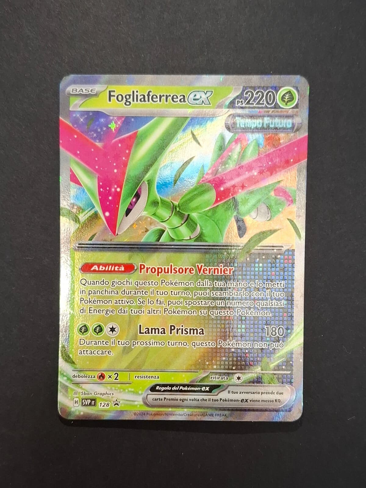 Fogliaferrea EX SVP 128 ITA PROMO set BW Black Star Promos NEAR MINT Pokemon