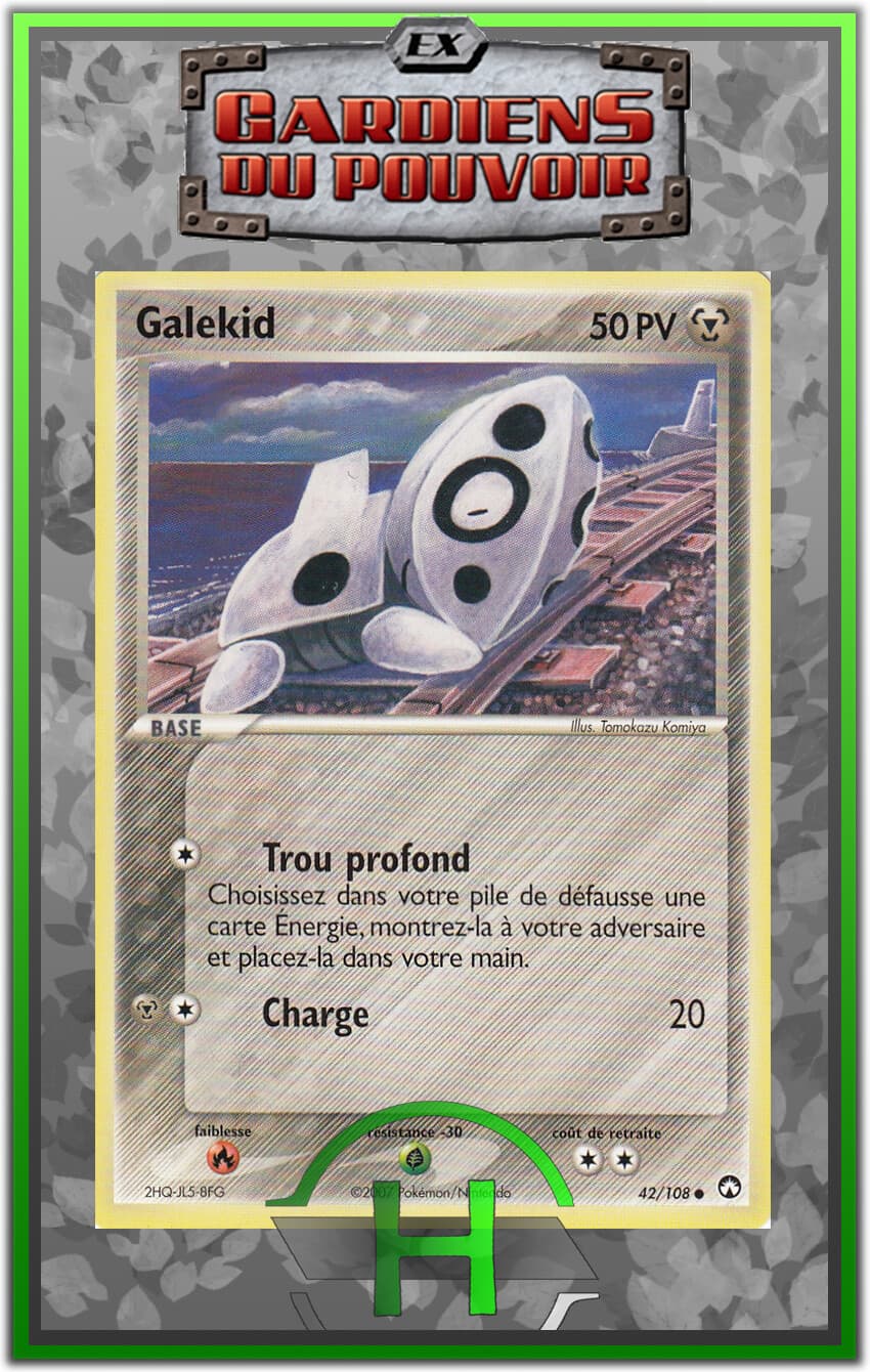Galekid - EX:Gardiens du Pouvoir - 42/108 - Carte Pokemon Française