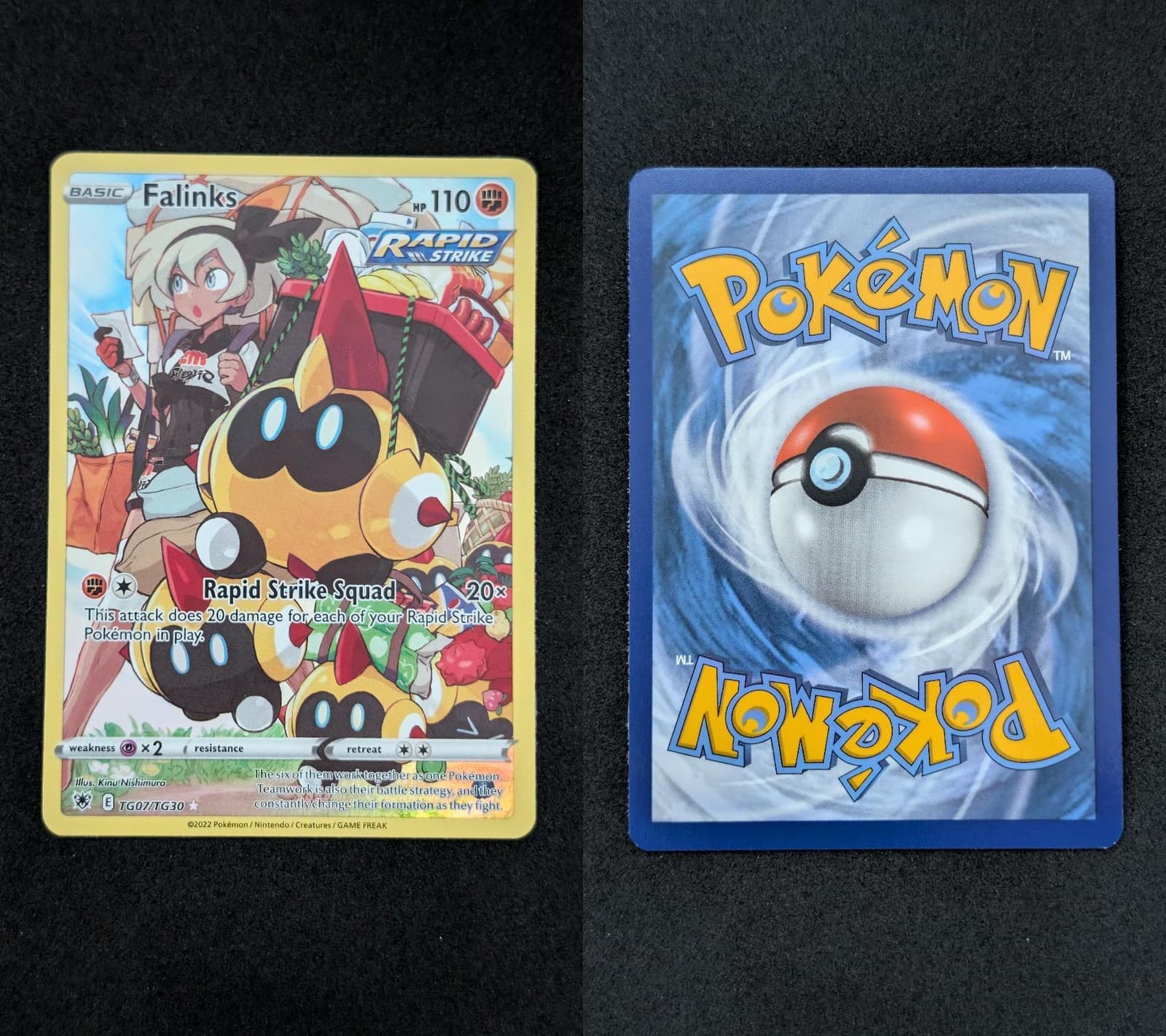 Falinks TG07/TG30 Holo Astral Radiance Trainer Gallery Pokemon NM