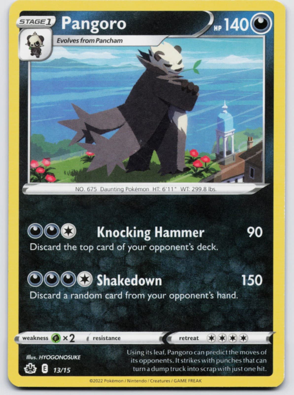 Pangoro 013/015 McDonald's Promos 2022 Pokemon MP