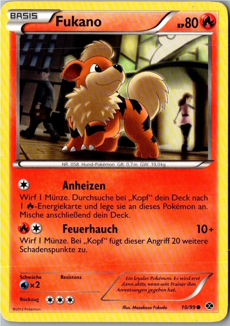 Pokemon Fukano 10/99 Kommende Schicksale Deutsch