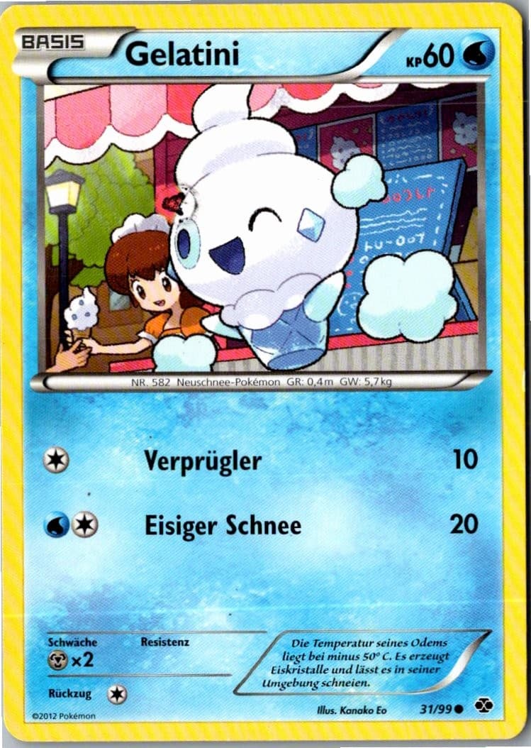 Pokemon Gelatini 31/99 Kommende Schicksale Deutsch