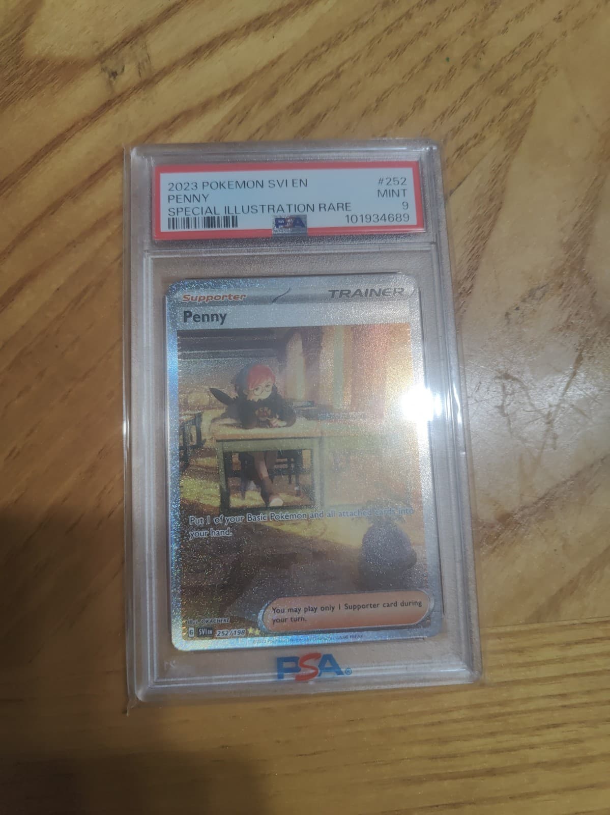 Penny 252/198 SV01: Scarlet & Violet Base Set Holo PSA 9
