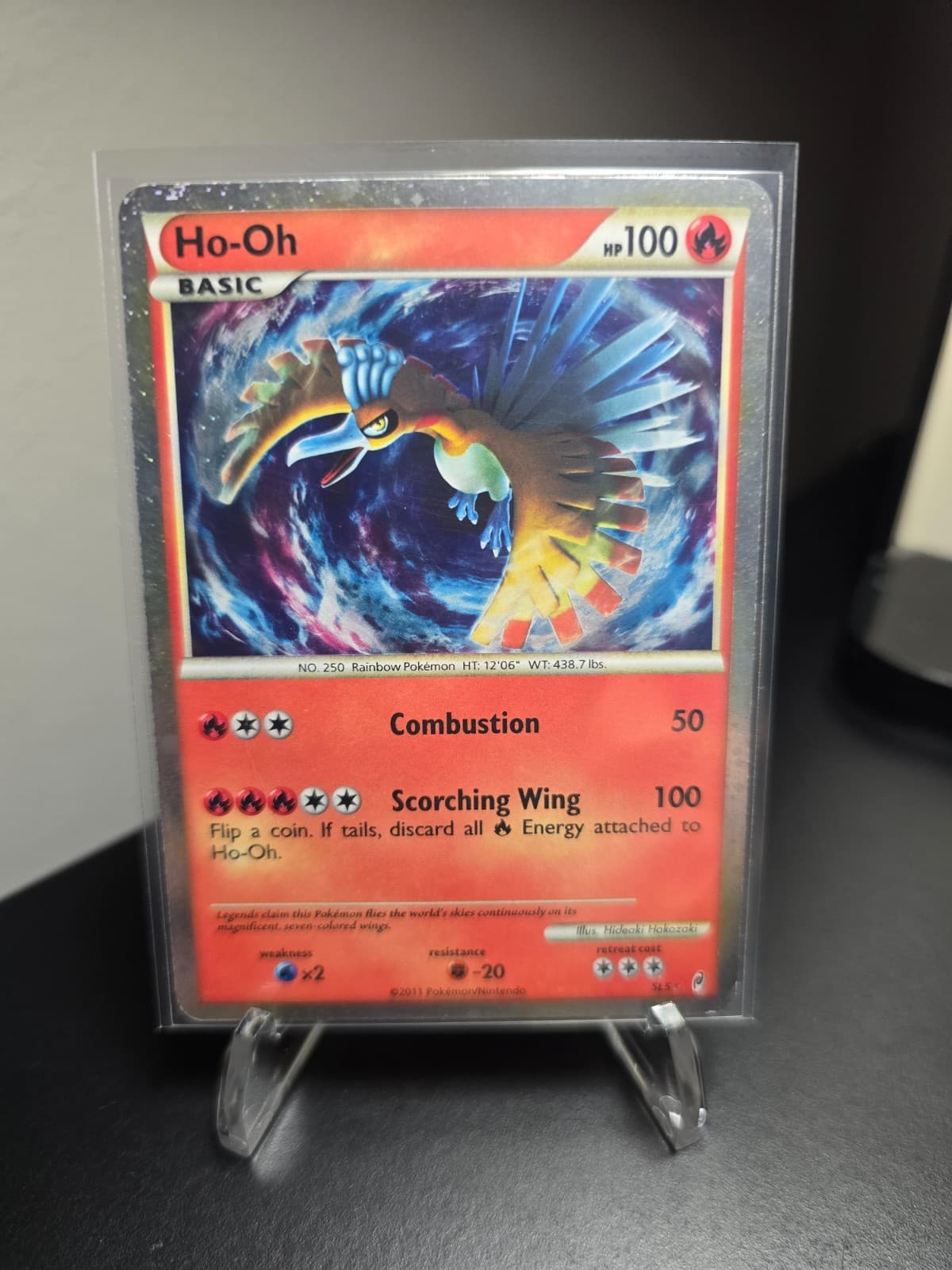 Ho-Oh SL5 Pokemon Call of Legends Shiny Secret Rare