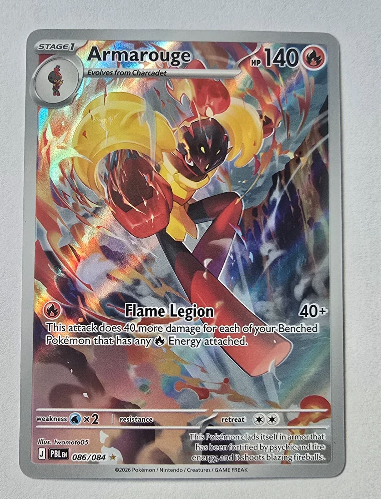 Armarouge 86 - ME05: Pitch Black Pokemon