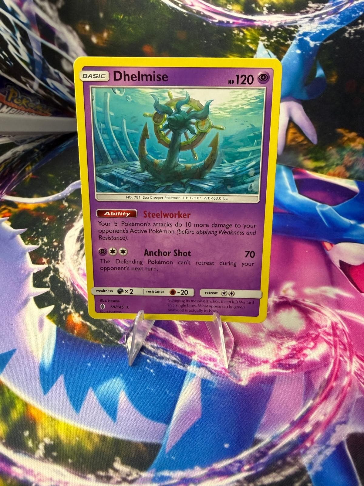 DHELMISE (SM GUARDIANS RISING) 59/145 DECK EXCLUSIVES Rare Pokemon