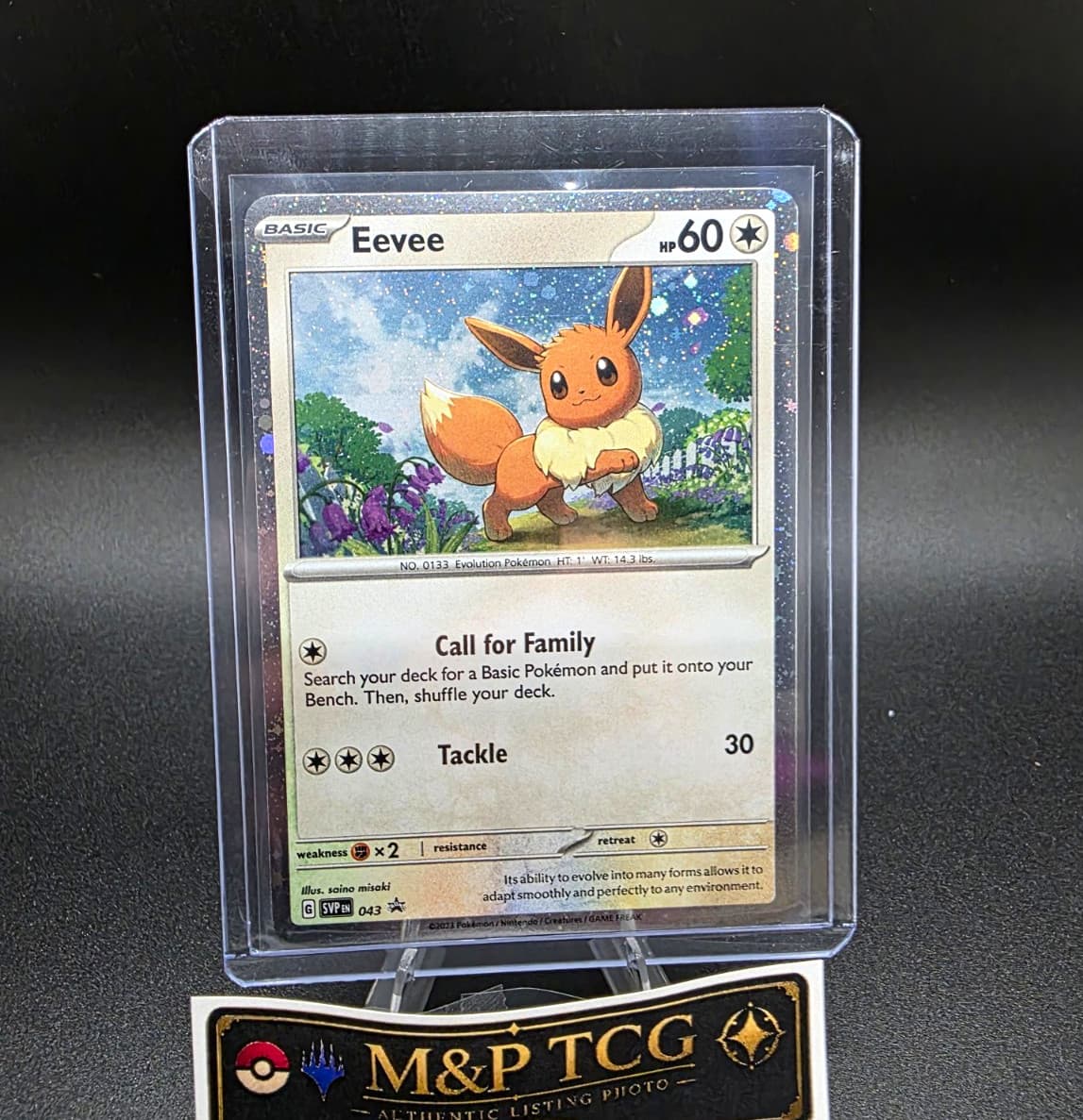 Pokémon TCG Eevee SV: Scarlet & Violet Promo 043 Holo Promo EN 60 HP