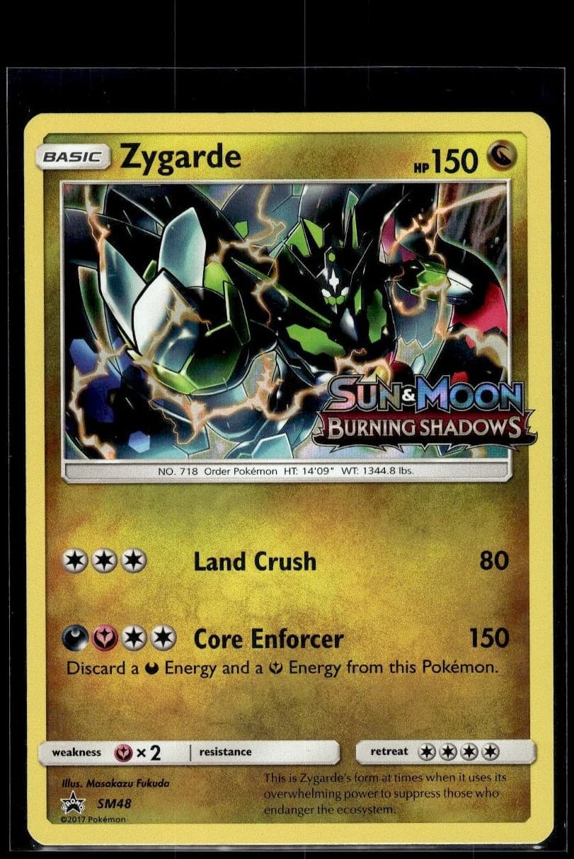 Pokemon Zygarde Holofoil SM48 SM Black Star Promos Promo
