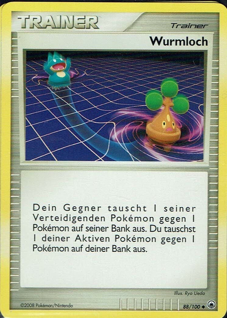 Pokemon Karte Trading Card Game Majestätischer Morgen Nr. 88/100 Wurmloch