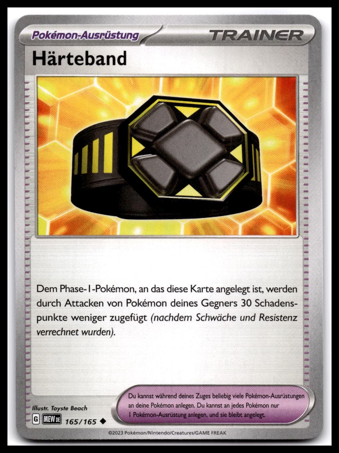 Härteband 165 151 Pokemon TCG