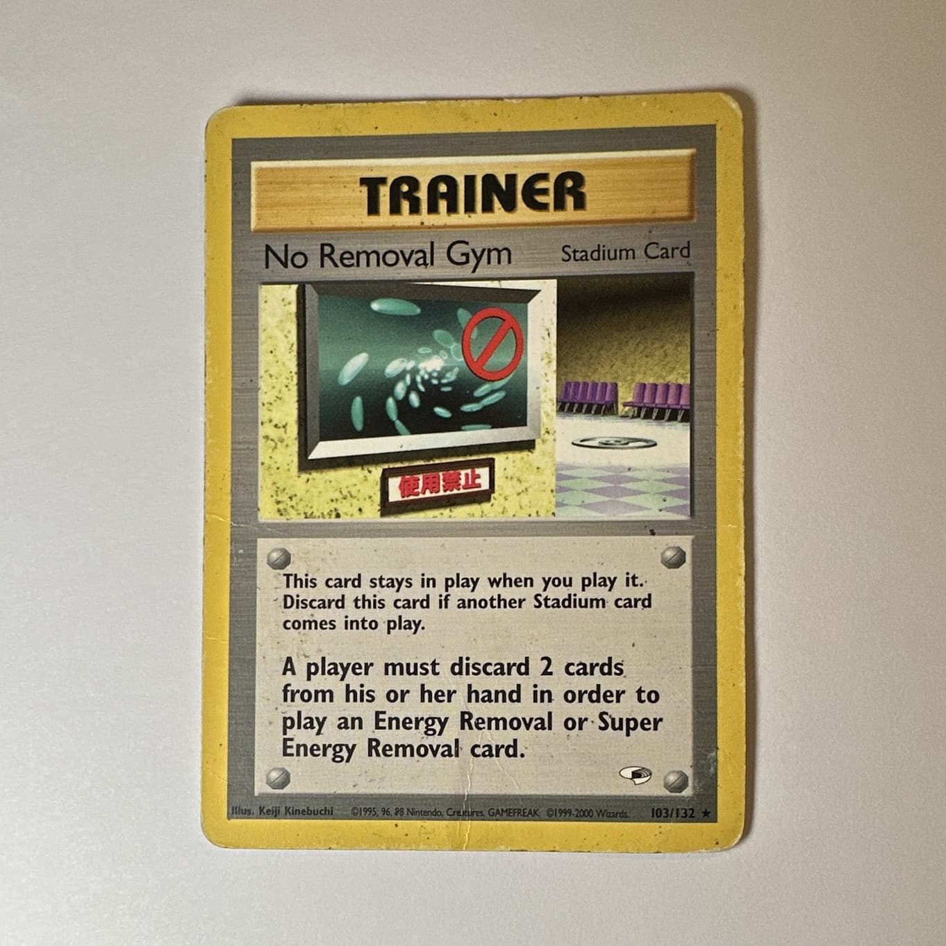 Nintendo Pokemon TCG No Removal Gym 103/132 Gym Heroes 2000 Rare English Unltd
