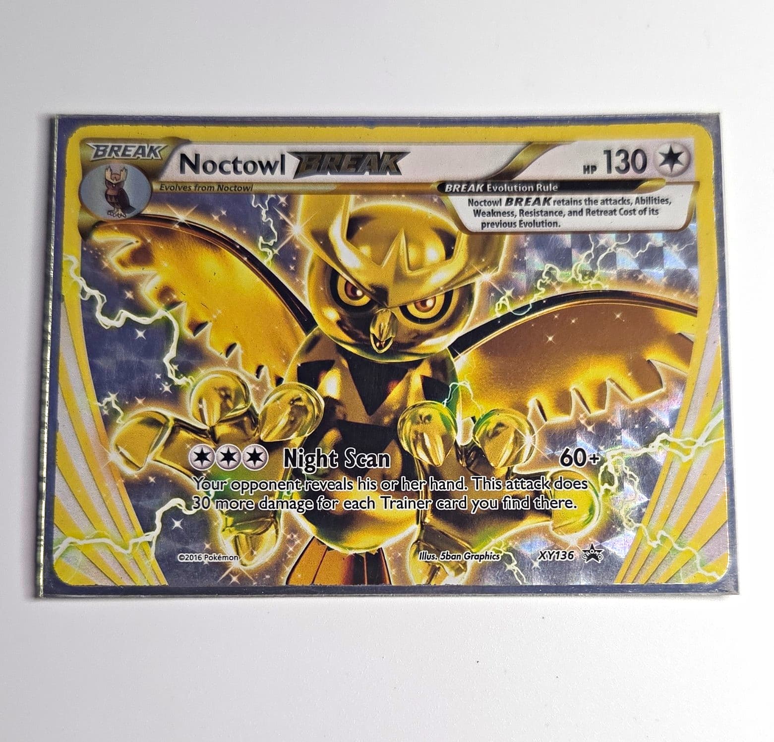 Pokemon Company Noctowl BREAK XY136 XY Promo Holo BREAK Stage 130 HP English