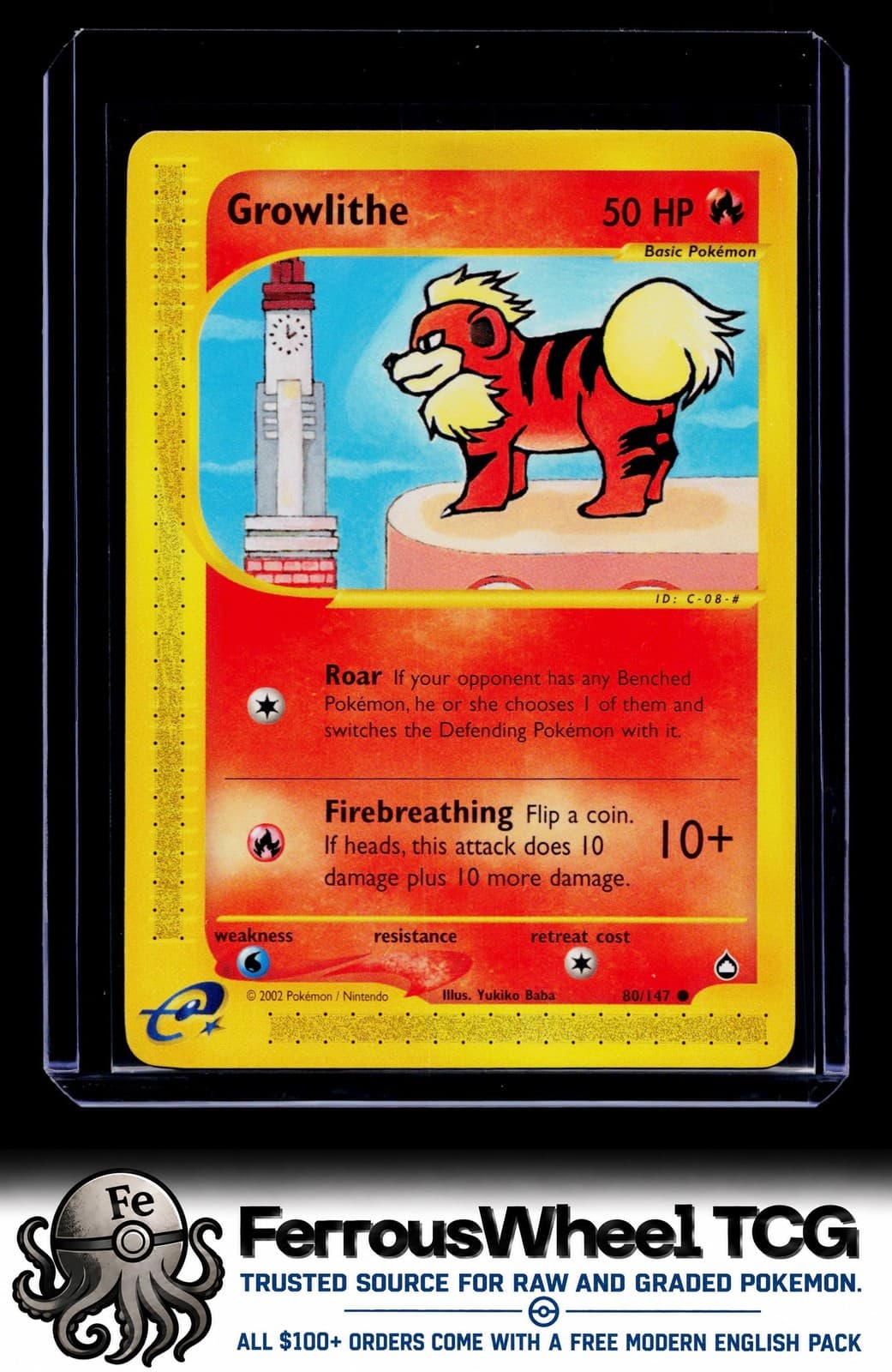 Growlithe (80) 080/147 - Aquapolis - (LP)