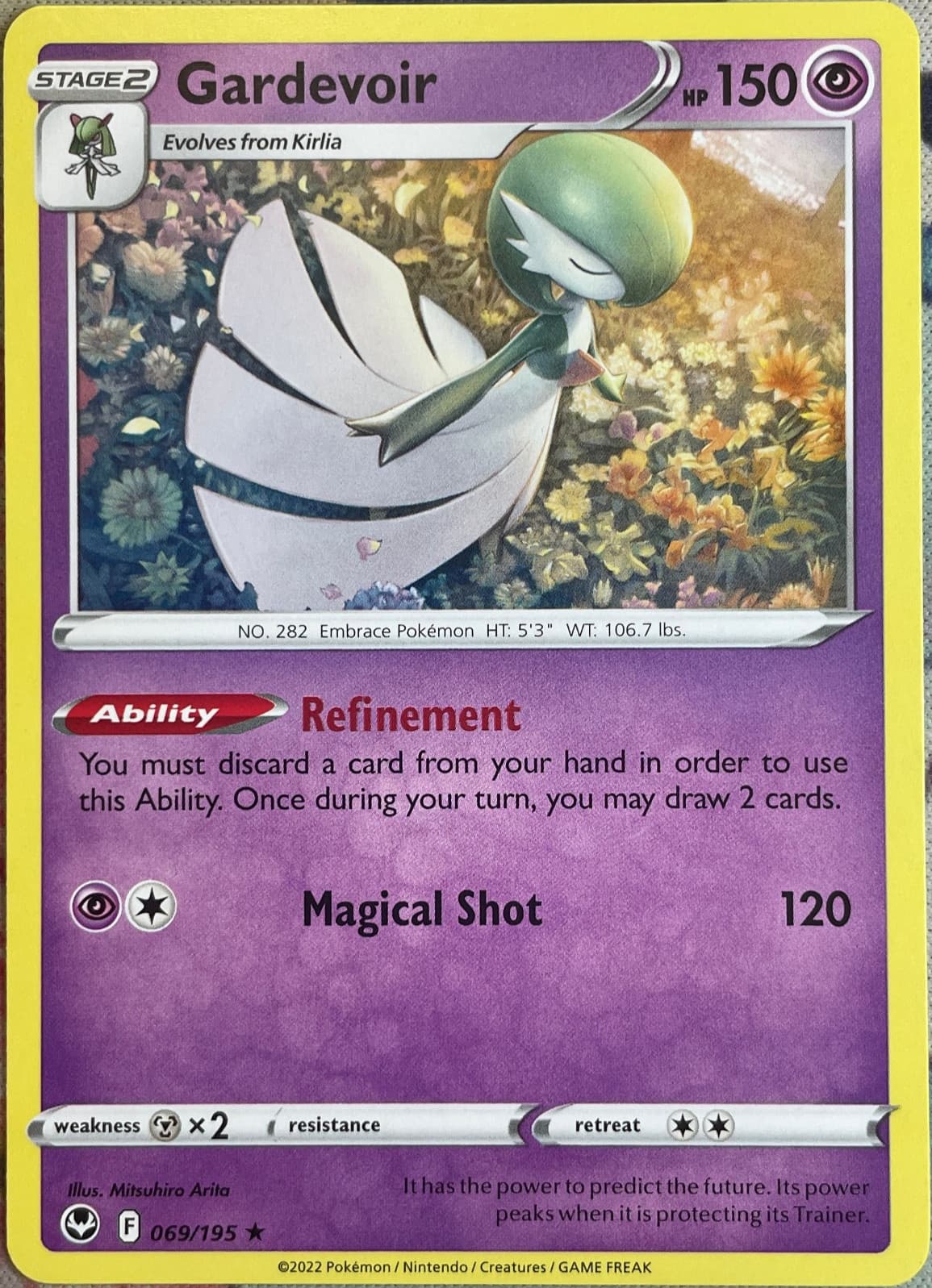 Gardevoir Rare - 069/195 - Silver Tempest Pokemon 2022