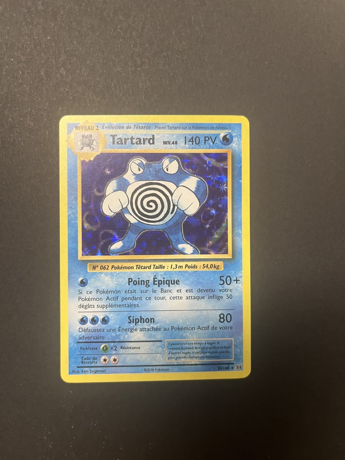 tartard holo 25/108 XY évolutions