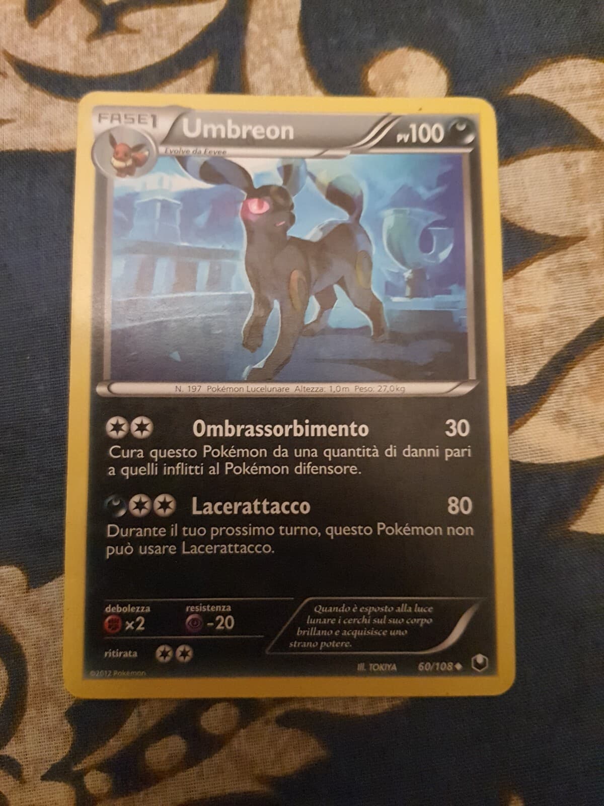 Pokemon Card Umbreon Esploratori delle Tenebre 60/108 Ita