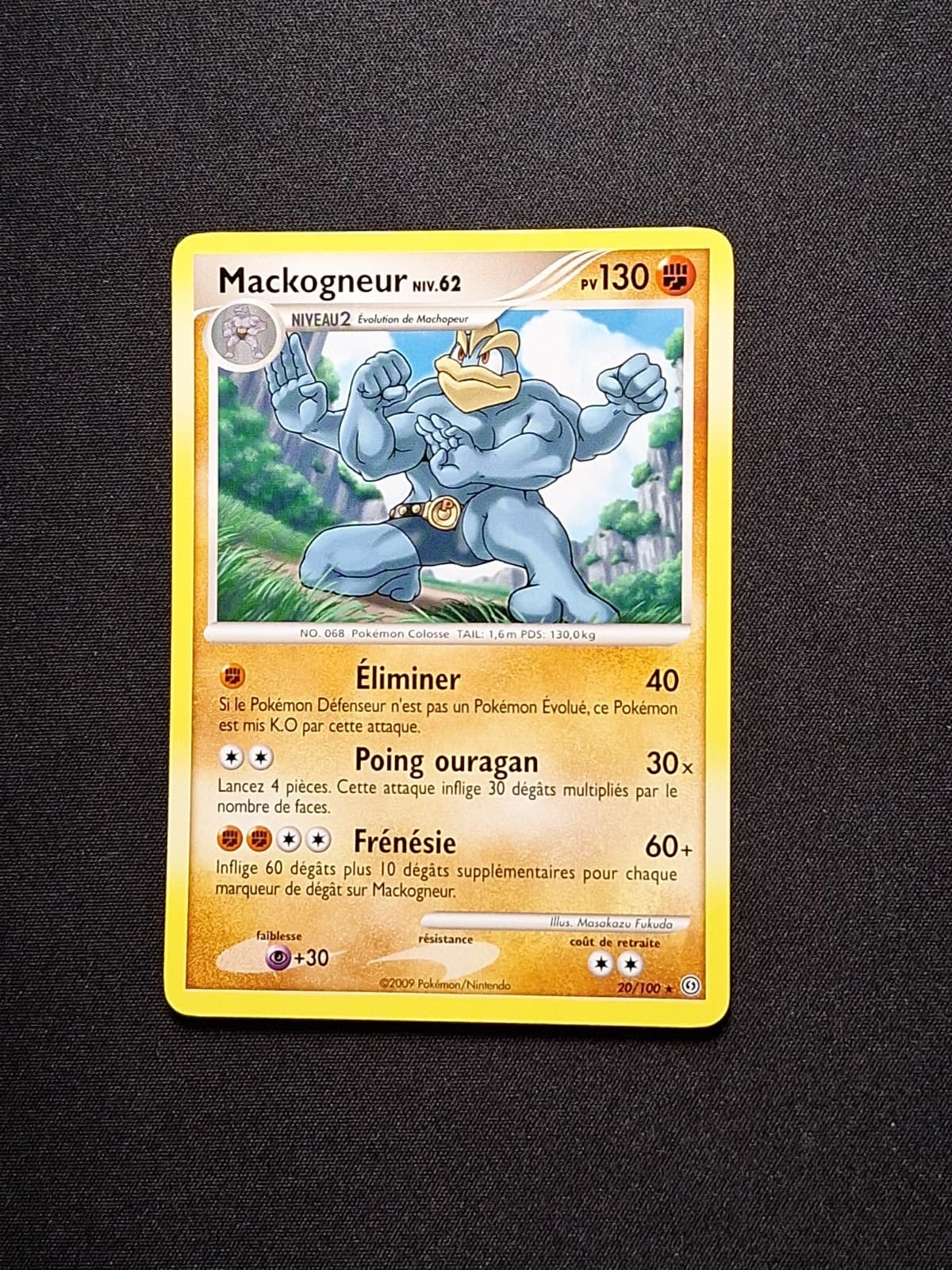 EXC NM Mackogneur 20/100 DP Tempête Carte Pokemon FR