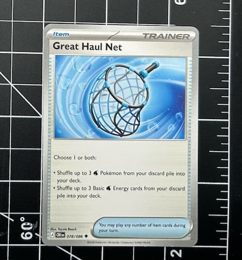 Great Haul Net Chaos Rising 78/86 English Pokémon