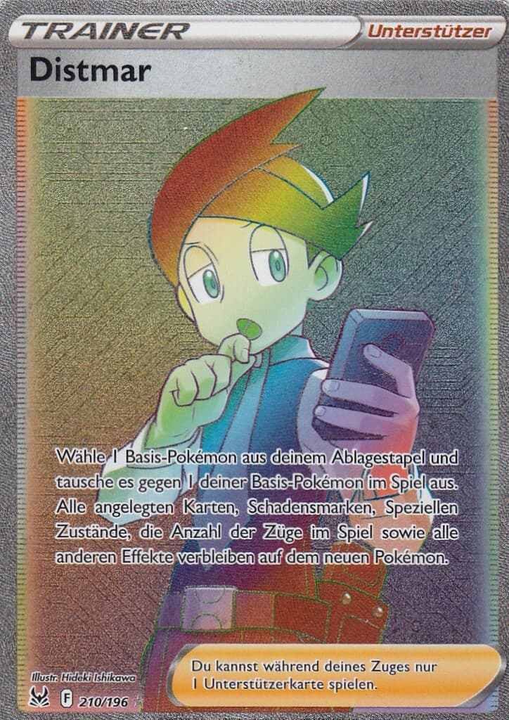Distmar 210/196 RAINBOW Verlorener Ursprung Pokemon Karte Deutsch