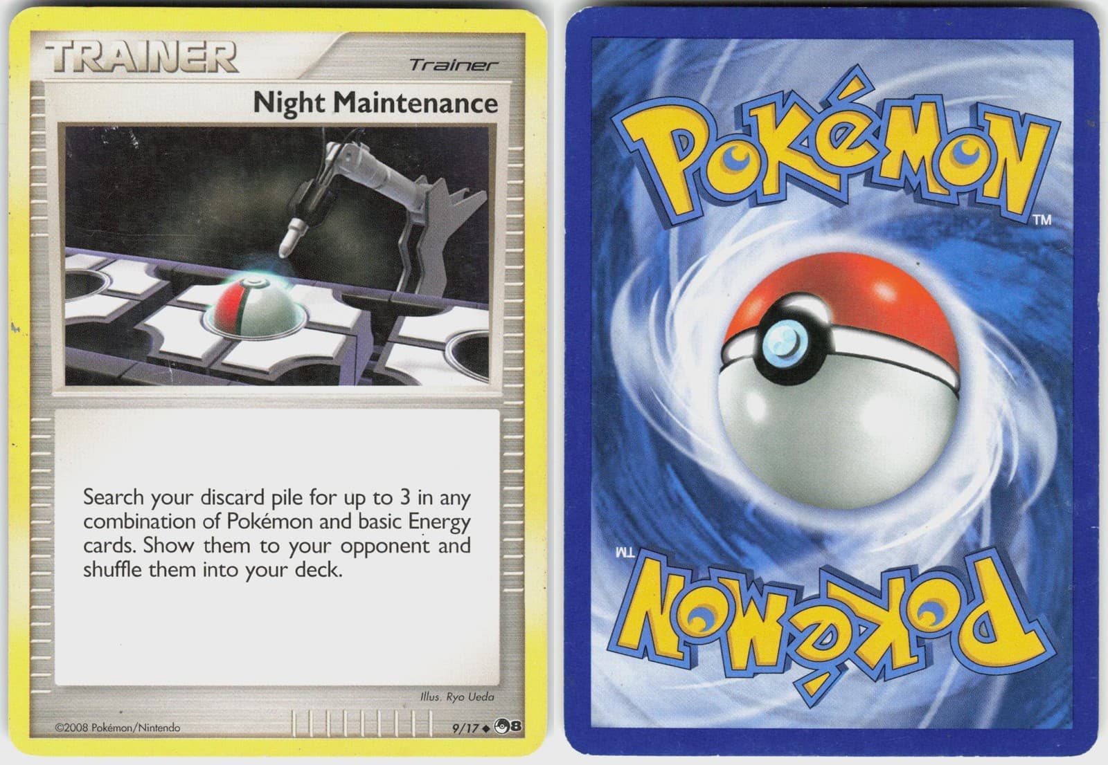 Night Maintenance 9/17 Uncommon POP Series 8 Pokemon LP