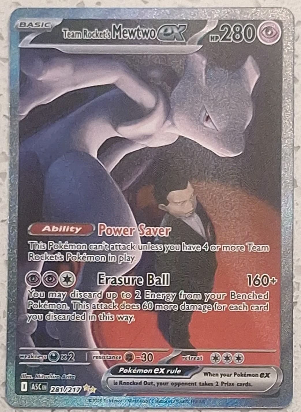 Pokémon - Team Rocket's Mewtwo EX Ascended Heroes - 281/217