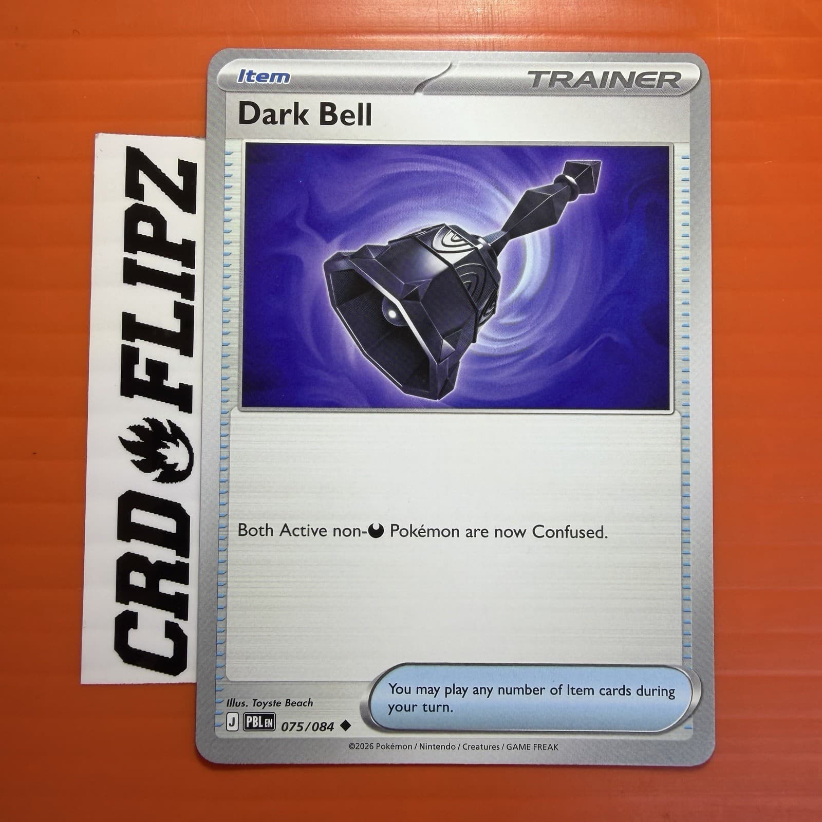 Dark Bell 75/84 75 ME05 Pitch Black U NM English Pokémon