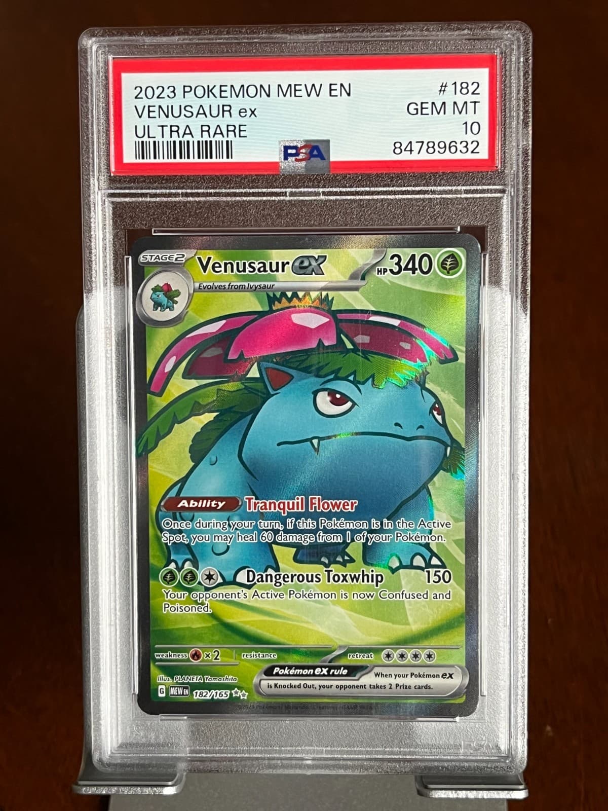 Pokemon Venusaur ex #182 151 Ultra Rare PSA 10