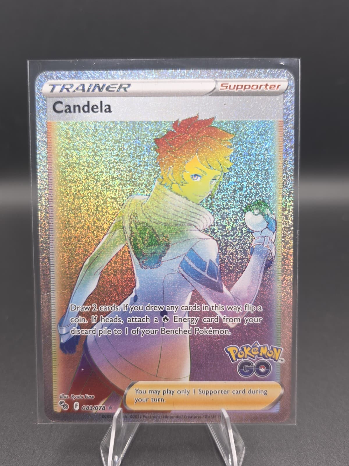 Pokemon Candela 083/078 Pokémon GO Holo LP