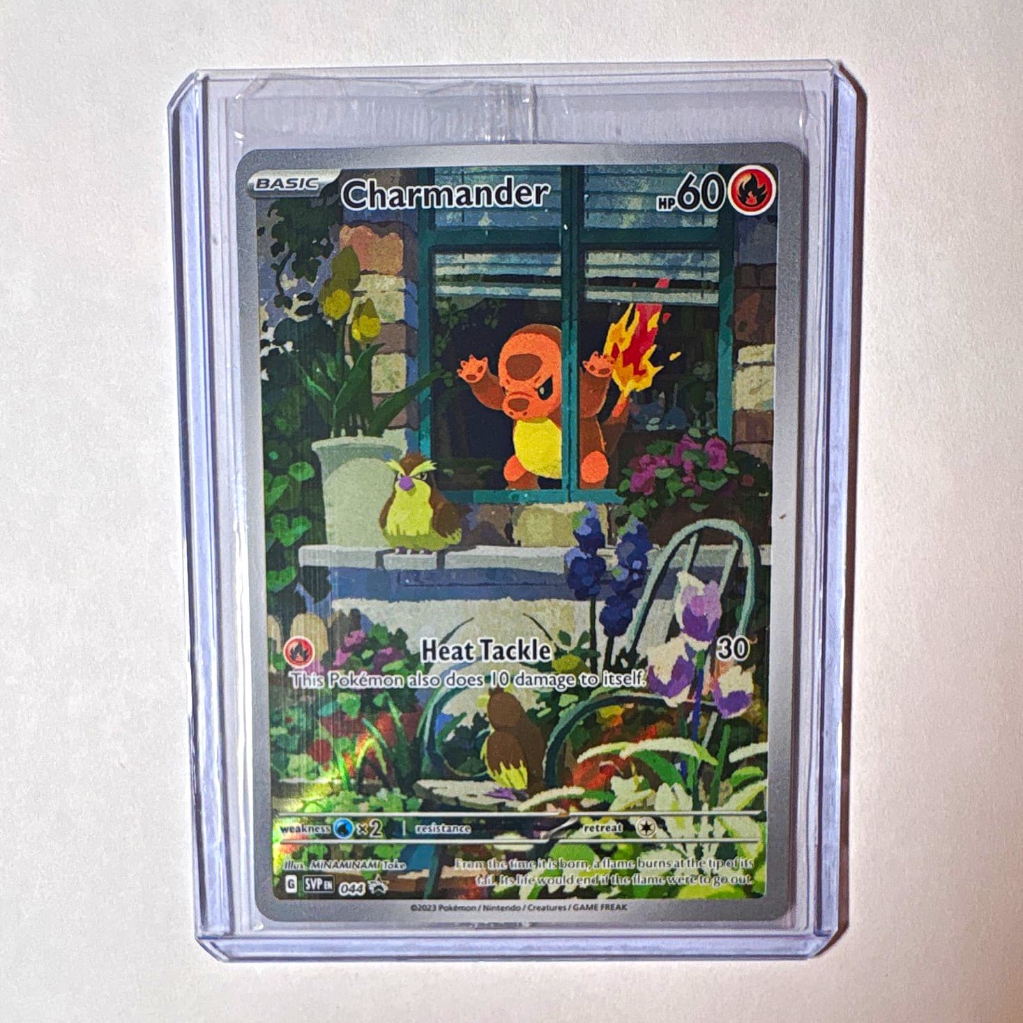 Pokemon TCG Charmander SVP 044 Scarlet & Violet Promo Holo English 2023 60 HP