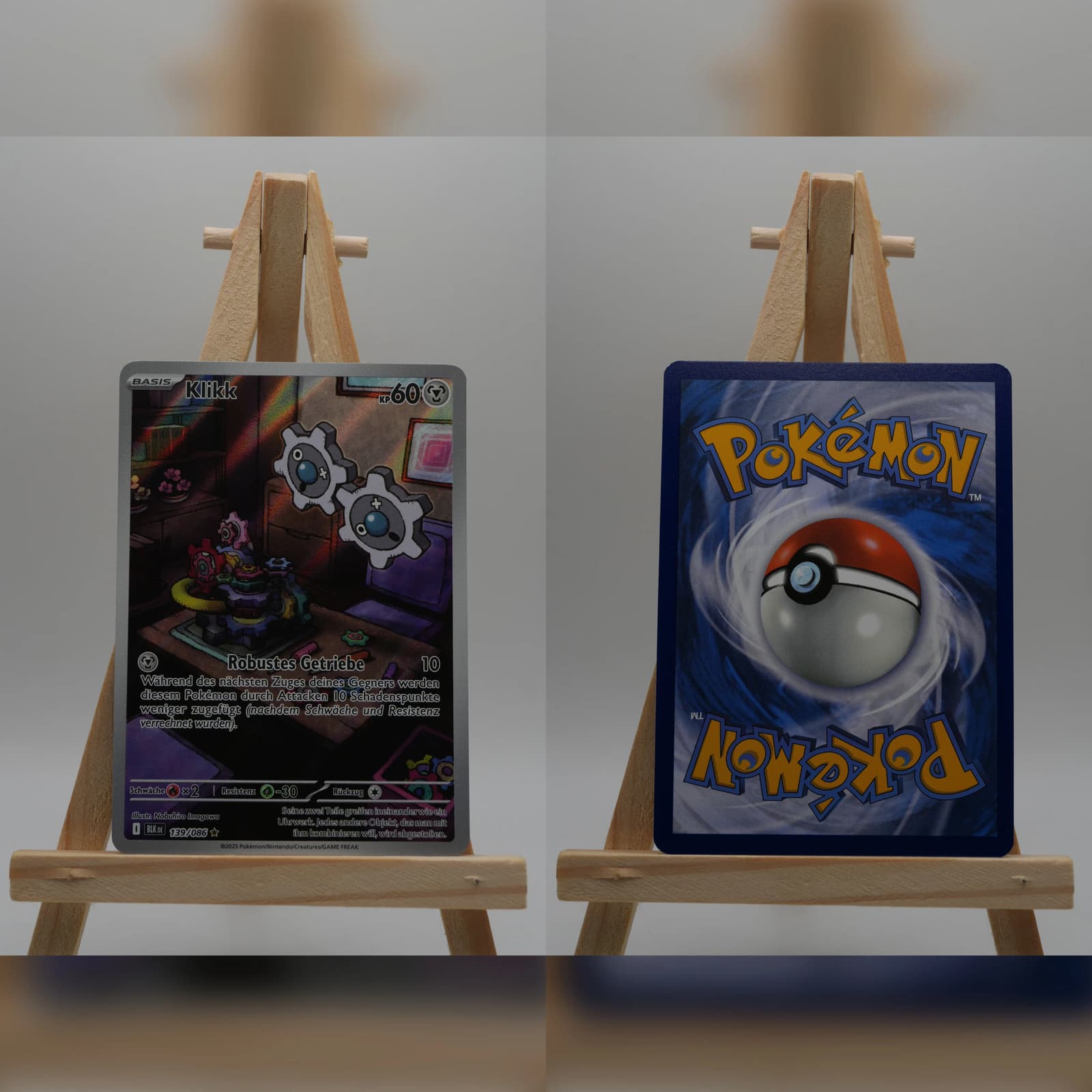 Klikk BLK 139 Schwarze Blitze Pokémon Karte Deutsch Near Mint