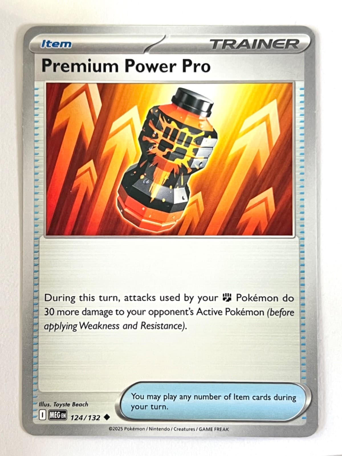 Premium Power Pro 124/132 Uncommon Mega Evolution - Pokemon TCG - Near Mint NM