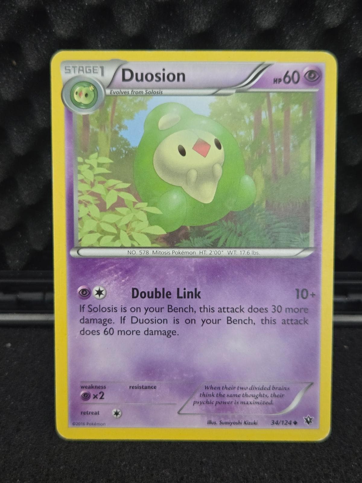 Duosion 34/124 Uncommon Fates Collide Pokemon Lightly Played