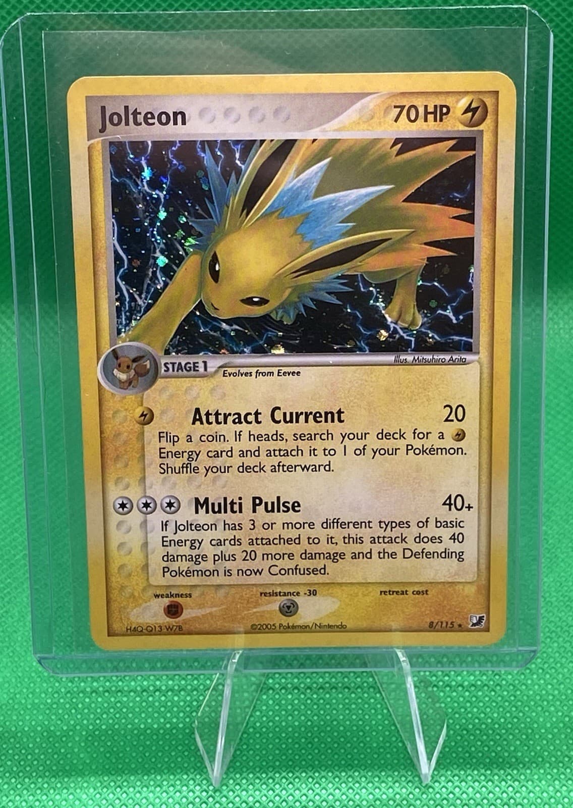 Jolteon - Unseen Forces (UF) HoloFoil Printing Pokemon Trading Card 8/115