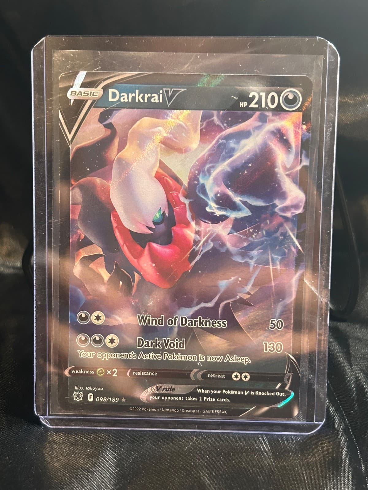 Darkrai V #98 Pokemon Astral Radiance