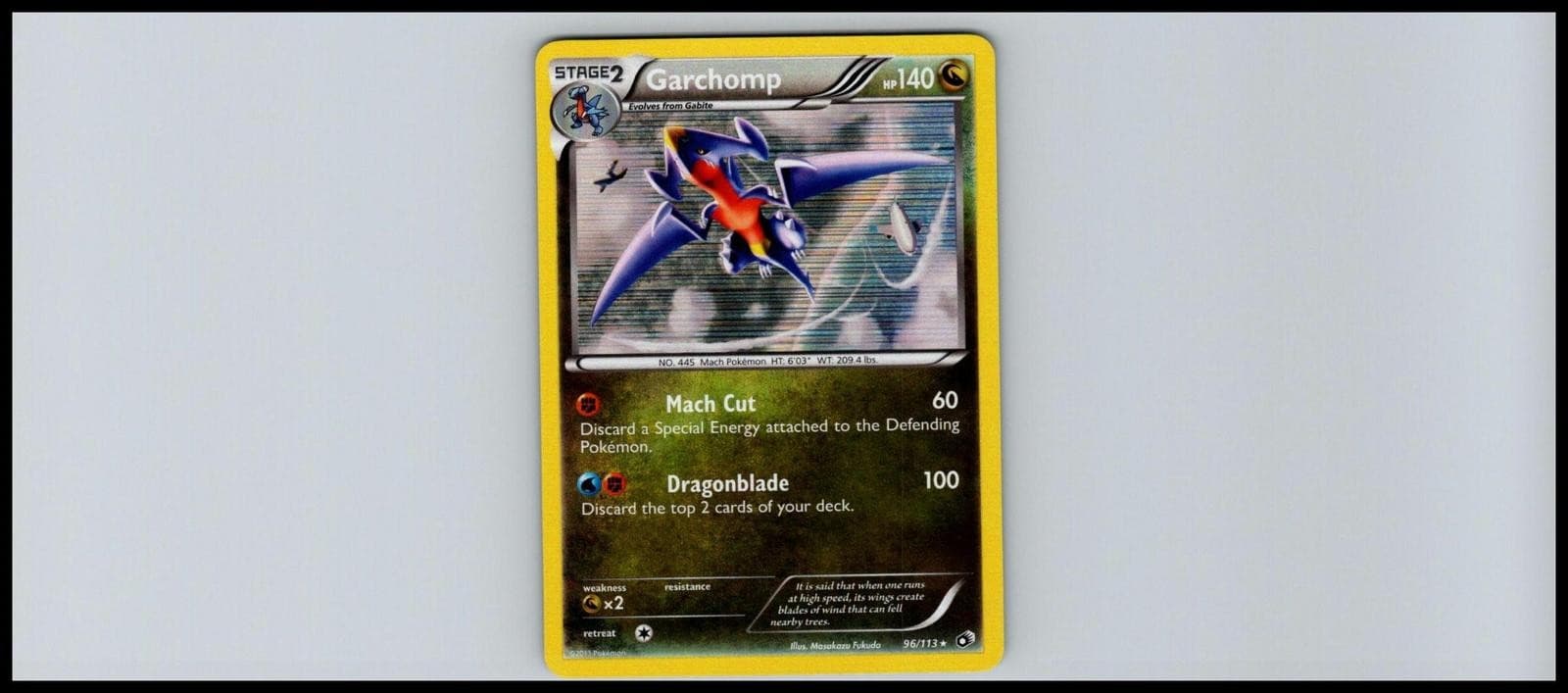 Garchomp #96/113 Legendary Treasures Lightly played