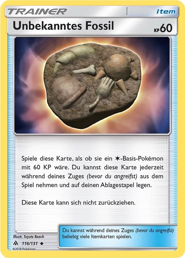 116/131 Unbekanntes Fossil NM - SM6 - Grauen der Lichtfinsternis Deutsch
