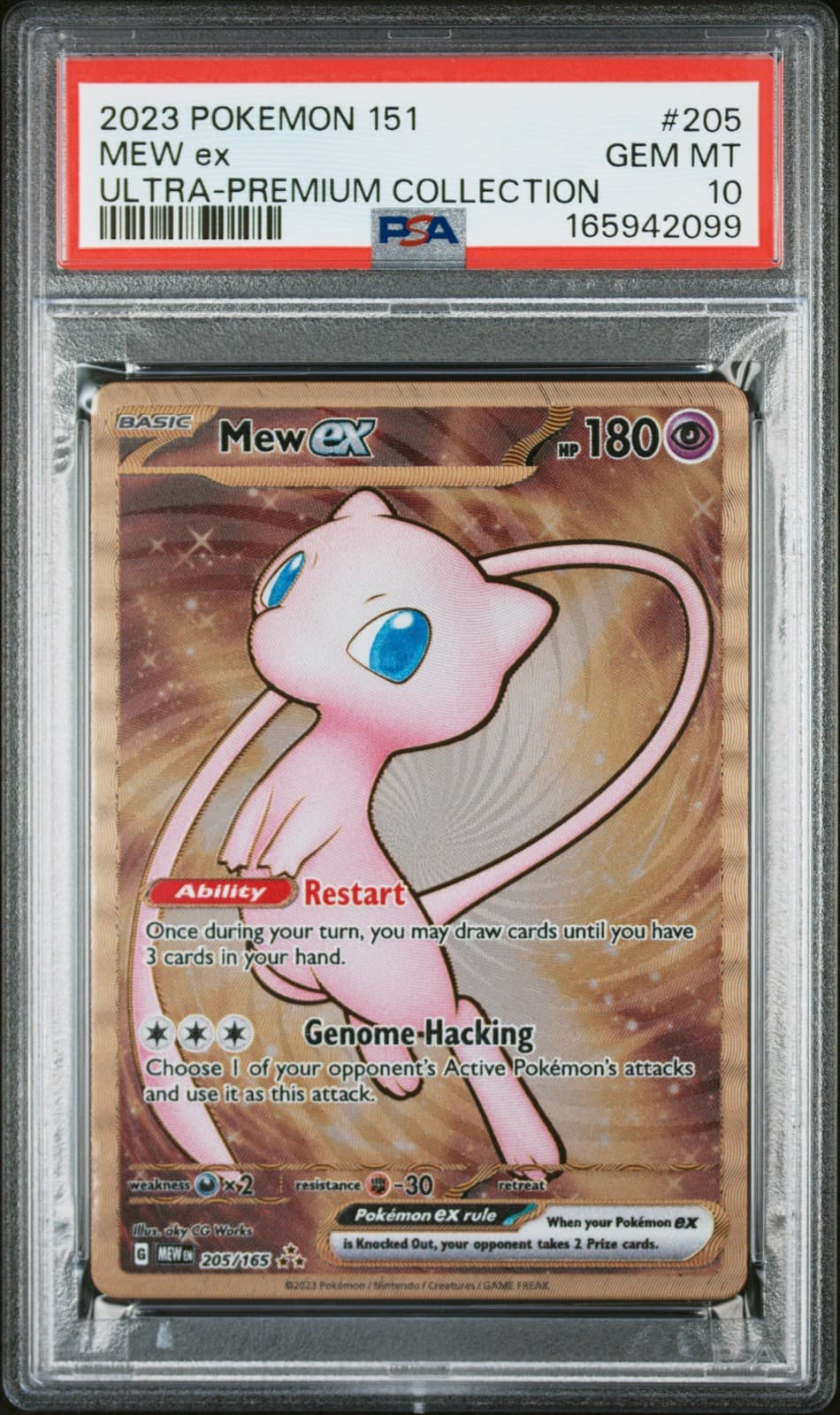 2023 POKEMON 151 ULTRA-PREMIUM COLLECTION #205 MEW EX PSA 10