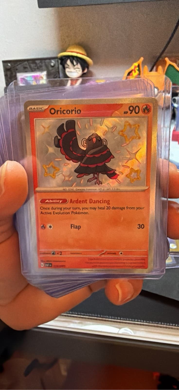 Oricorio 113 Shiny Rare - SV: Paldean Fates Pokemon 2024