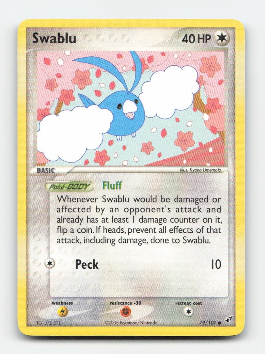 Swablu 79/107 - C DX - Pokemon MP