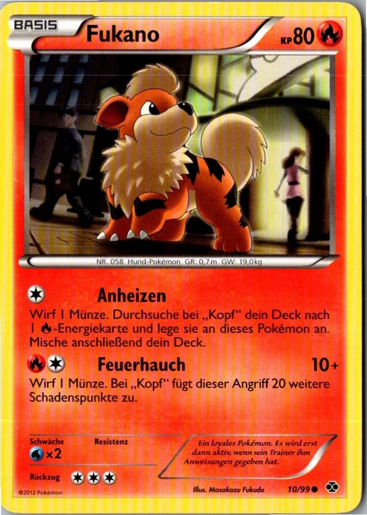 Pokemon Fukano 10/99 Kommende Schicksale Deutsch
