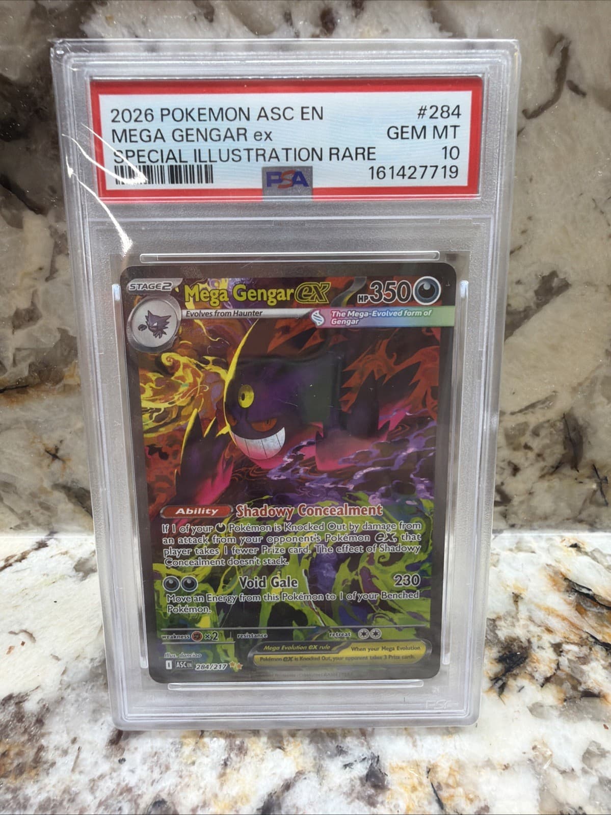 2026 Pokemon Mega Gengar ex Special Illustration Rare #284/217 PSA 10 (68)