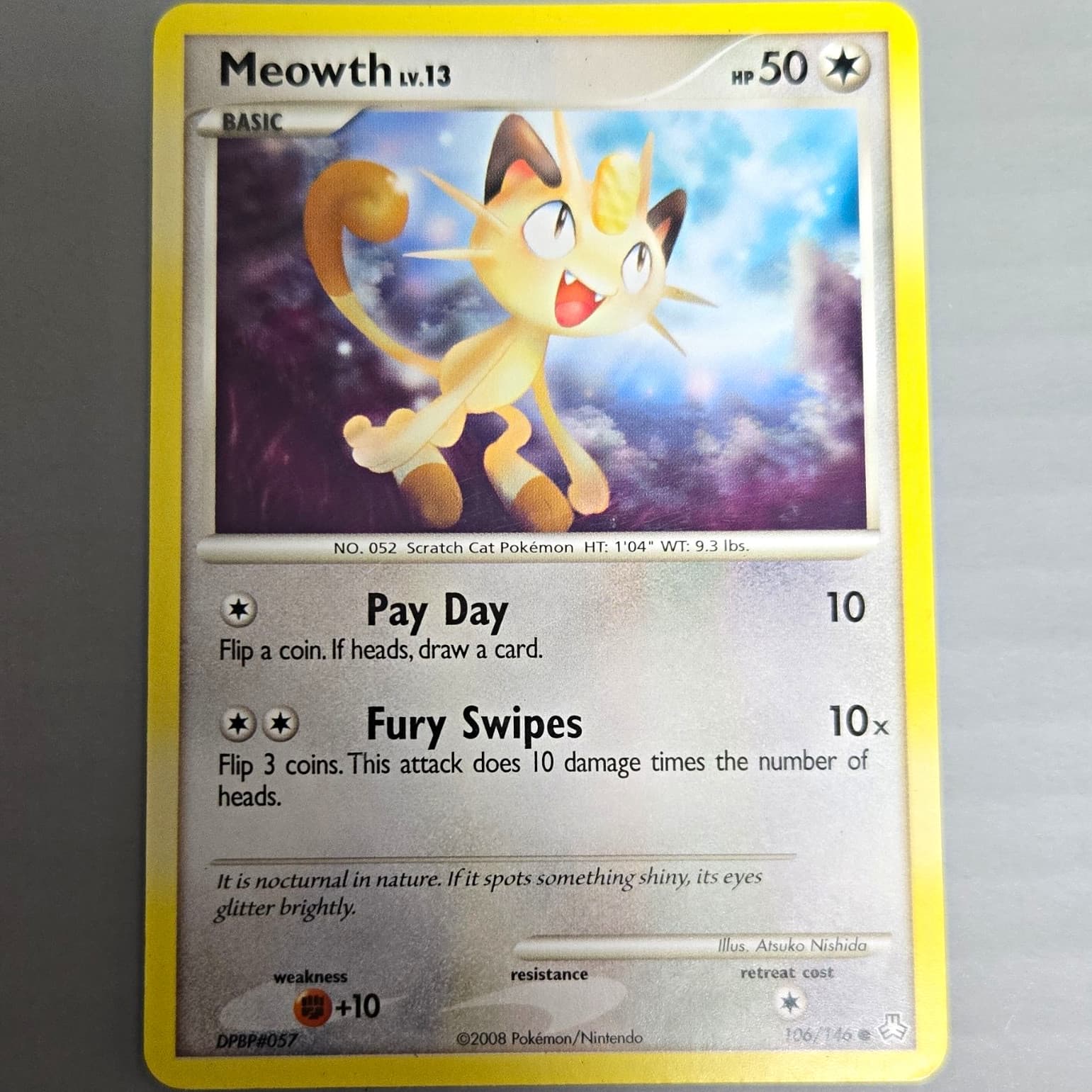 Meowth 106/146 Legends Awakened Regular Basic Lp